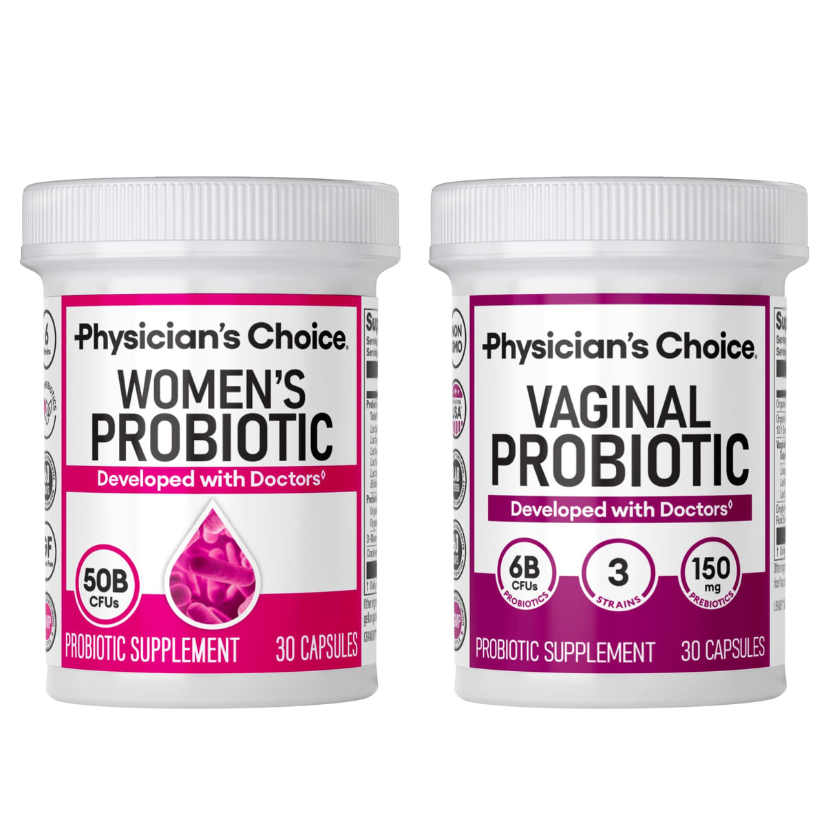 Physician's CHOICE frontal del paquete mostrando beneficios claros
