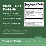 Physician's CHOICE comparación de tamaño de las botellas para control de dosis y almacenamiento
