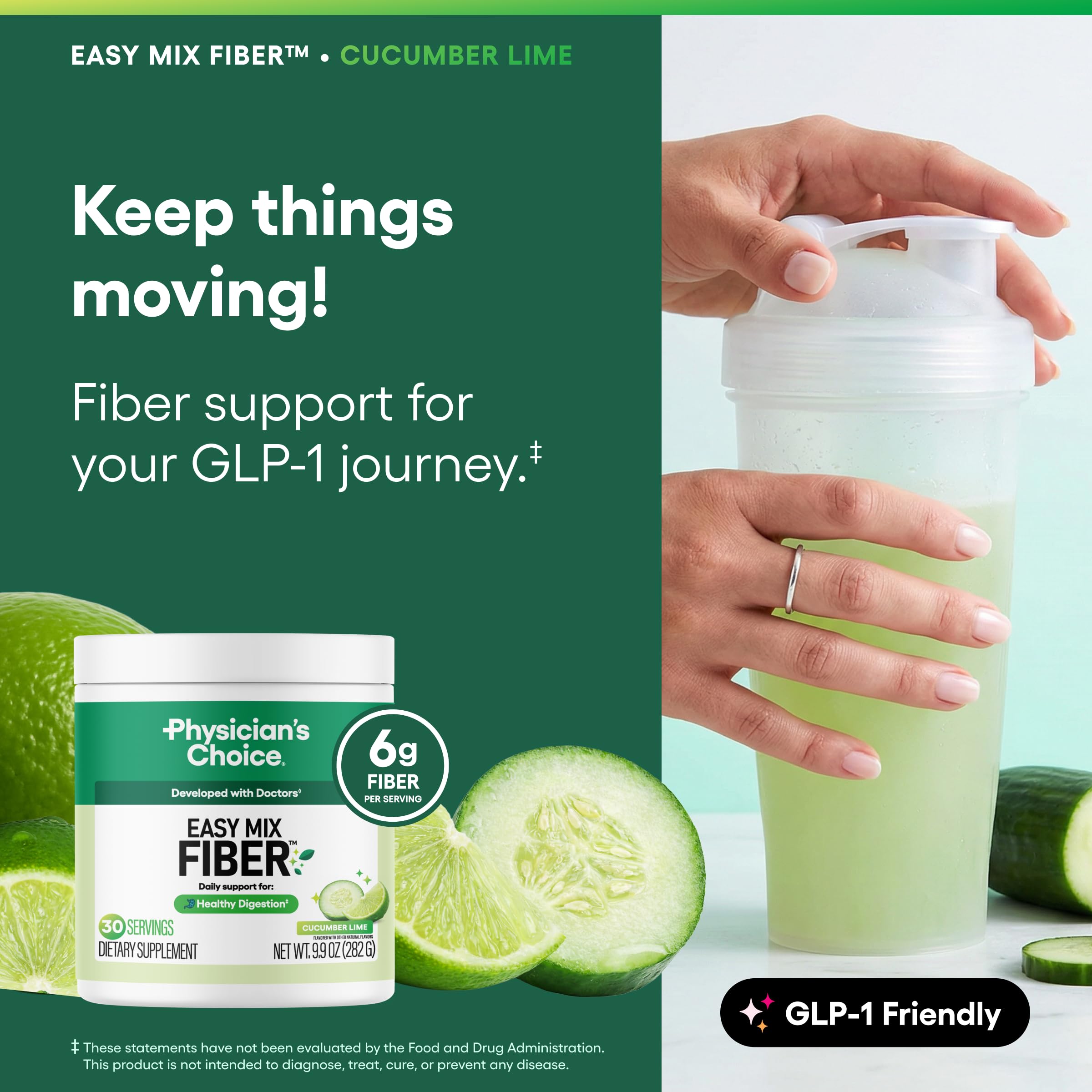 Physician's CHOICE vaso mezclado listo para beber con beneficio refrescante
