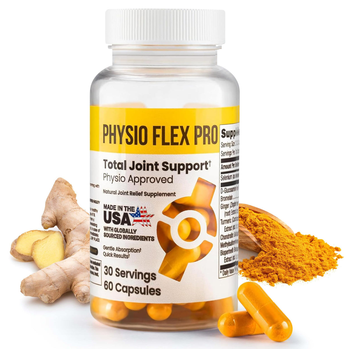 Physio Flex Pro envase frontal mostrando la marca y beneficios