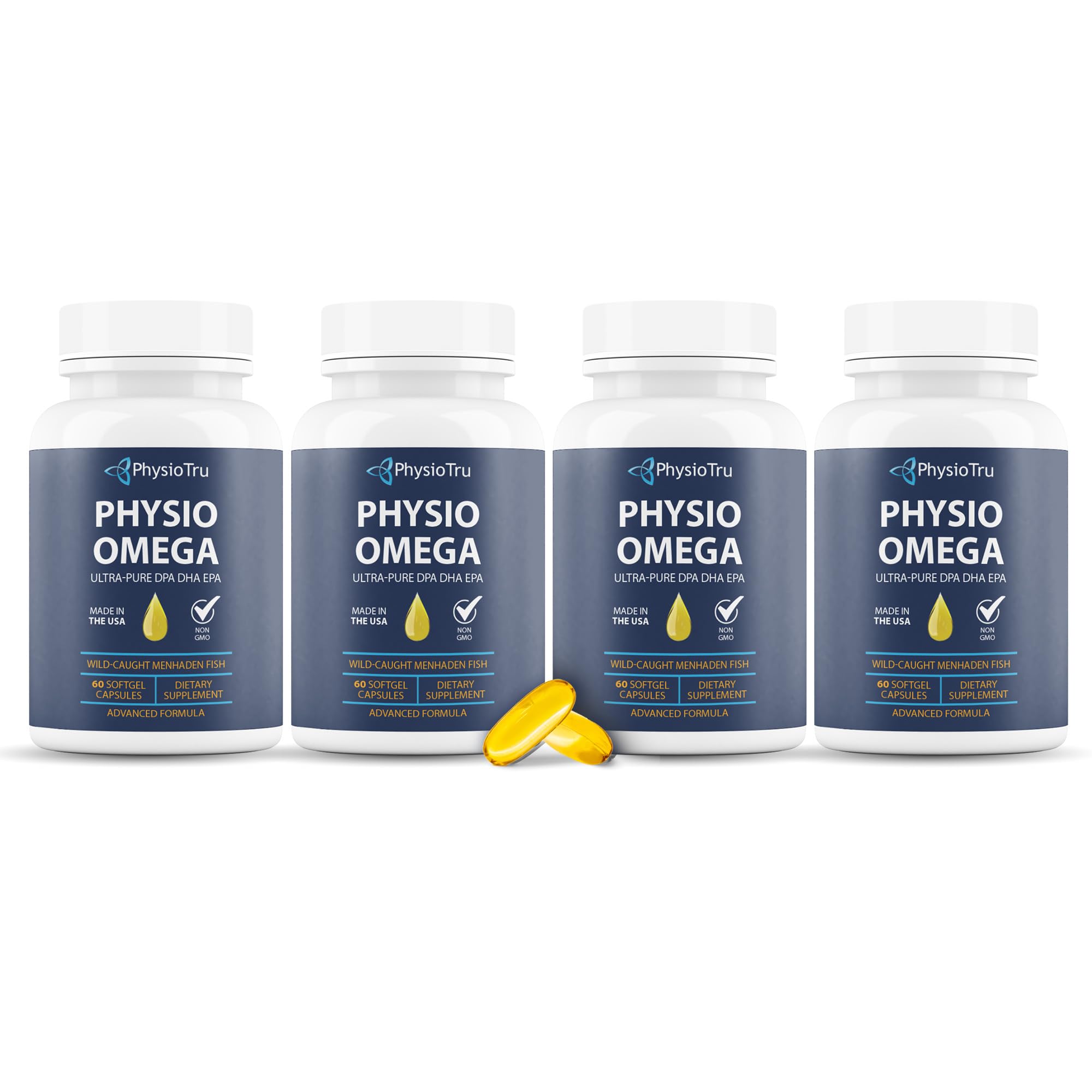 PhysioTru frasco frontal mostrando etiqueta y beneficios visibles