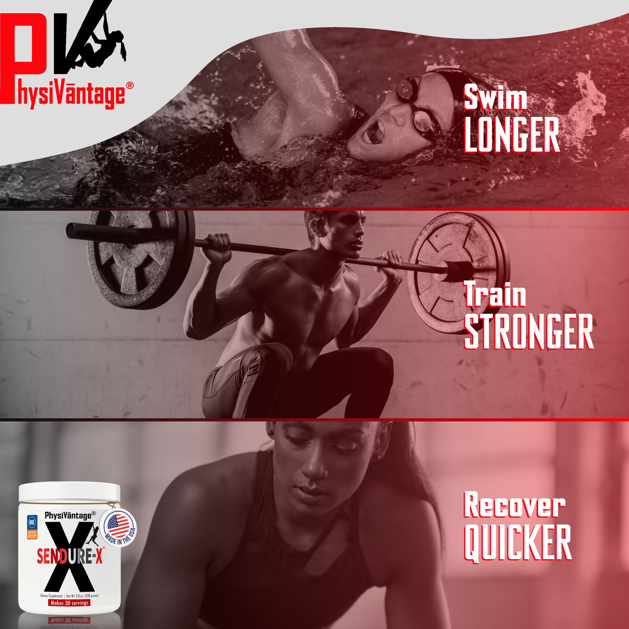 PhysiVantage bebida Sendure-X en ambiente de entrenamiento para energía