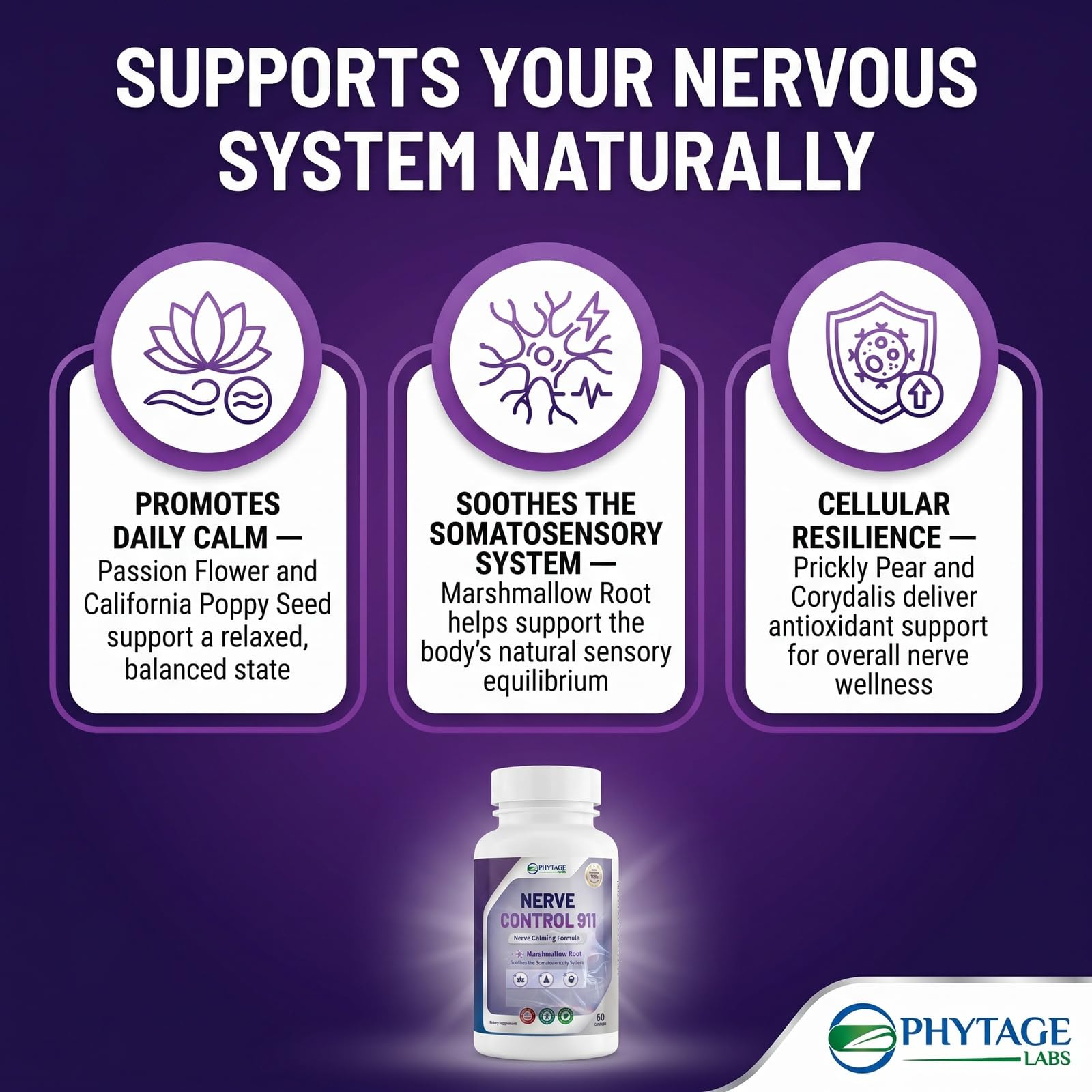 Phytage Labs cápsula vegetal vista cercana con textura y calidad