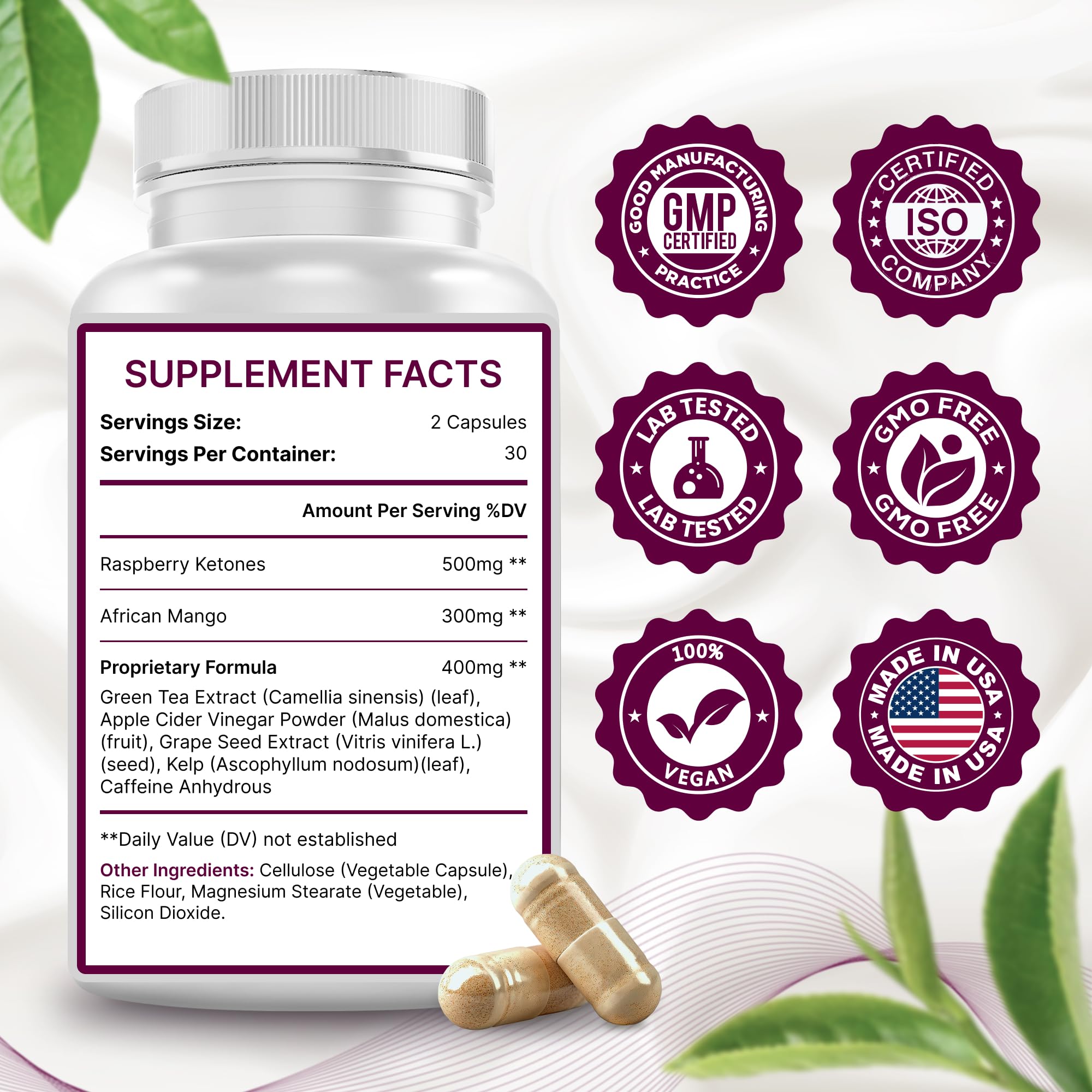 PHYTOCHOICE detalle de etiqueta con ingredientes clave legibles