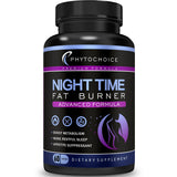 PHYTOCHOICE vista frontal del paquete mostrando beneficios nocturnos y etiqueta clara