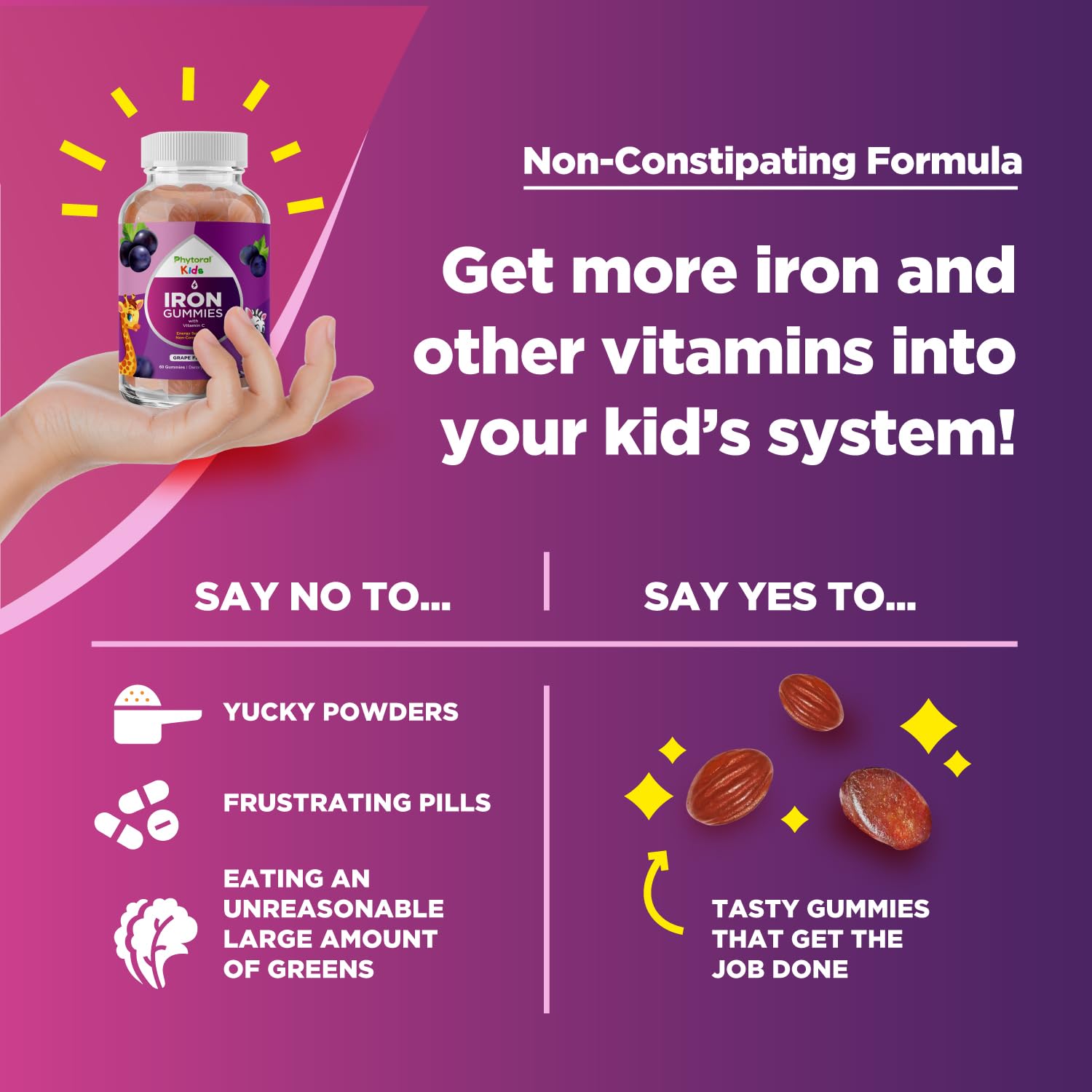 Phytoral ingredientes con énfasis en vitamina C para mejor absorción