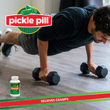 PicklePill cápsulas en primer plano resaltando textura y calidad