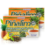 PIÑALIM paquete frontal mostrando diseño y formato twin pack, conveniencia para 60 días