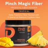 Pinch etiqueta de ingredientes destacando vitaminas y bromelina