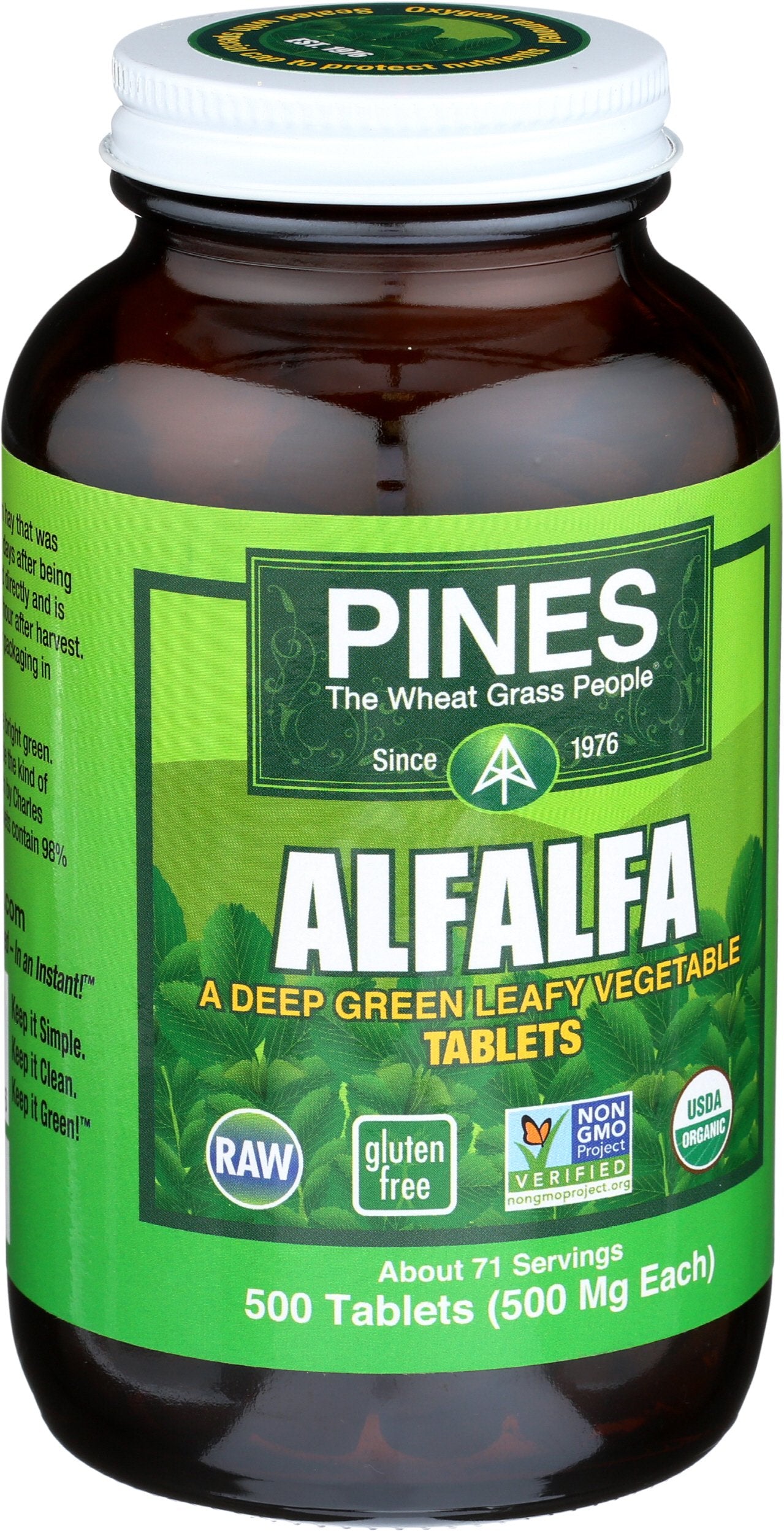 PINES tabletas detalle textura que muestra integridad vegetal