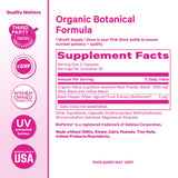 Pink Stork inserto BioPerine indicando mejor absorción de nutrientes
