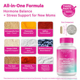 Pink Stork cápsulas en primer plano para fácil deglución y confianza