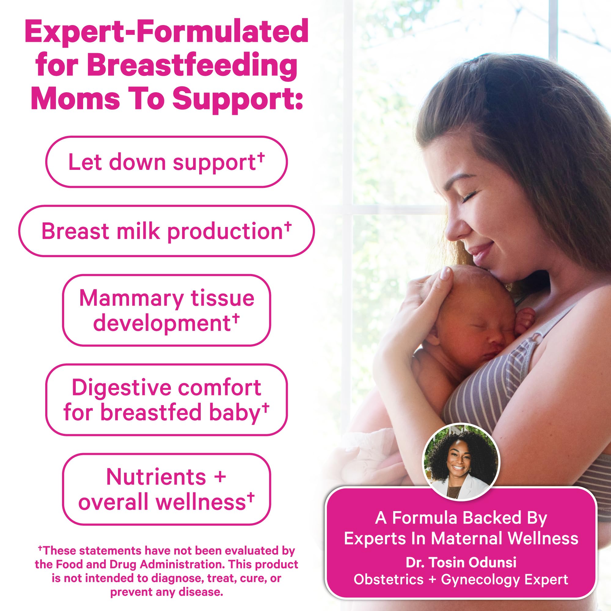 Pink Stork etiqueta con lista de ingredientes para transparencia y confianza