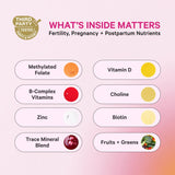 Pink Stork etiqueta legible con ingredientes activos y transparencia de prueba