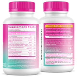 Pink Stork empaque abierto con gomitas extendidas, muestra contenido claro