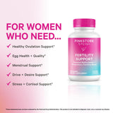 Pink Stork etiqueta informativa con ingredientes y dosis legibles