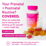 Pink Stork etiqueta con lista de ingredientes clave y confianza profesional