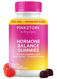 Pink Stork frasco frontal mostrando el diseño y conveniencia