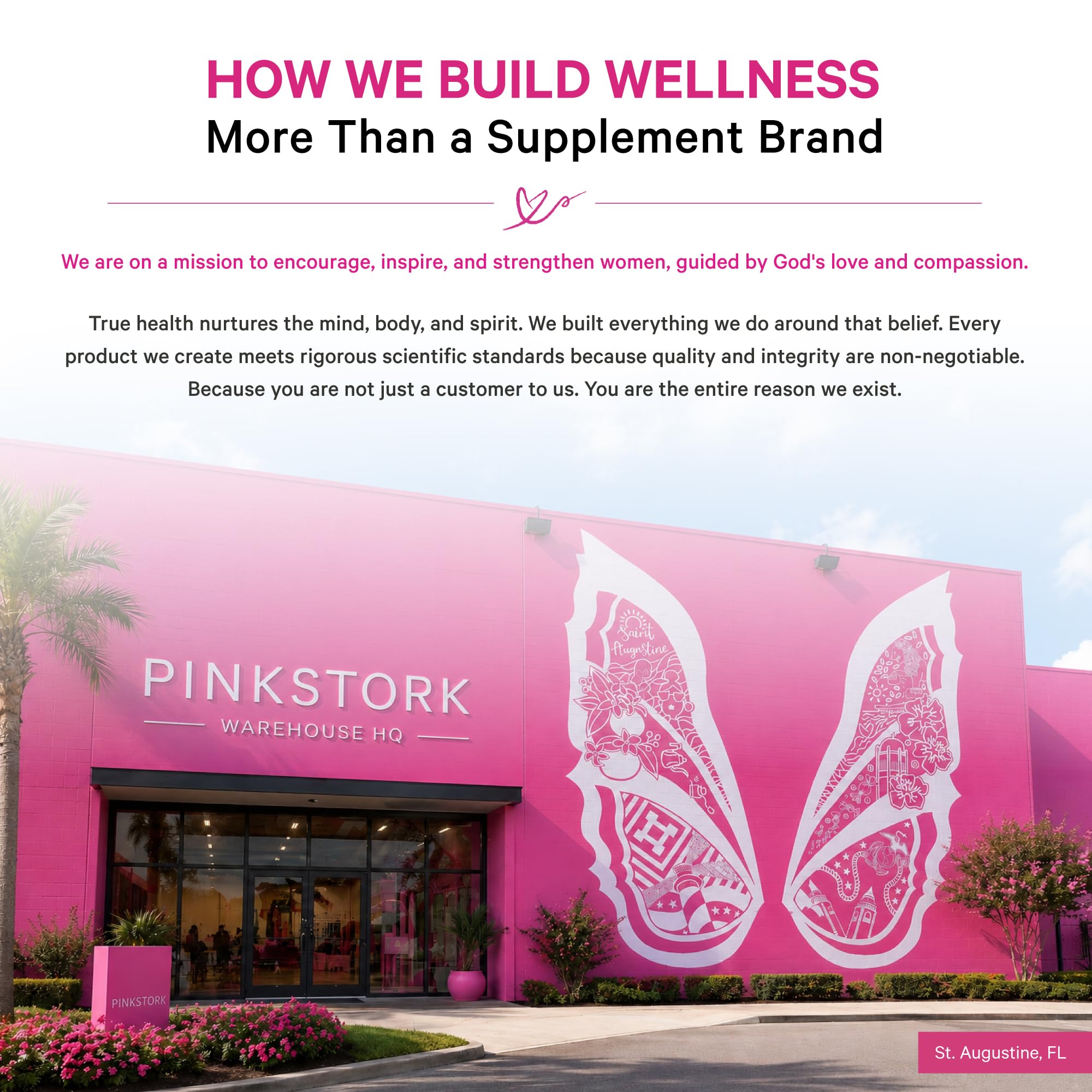 Pink Stork frasco con protección UV que mantiene la potencia