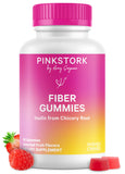 Pink Stork envase frontal mostrando 60 gomitas y beneficios