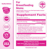 Pink Stork detalle de ingredientes y sellos de pruebas de terceros