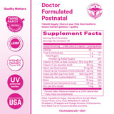 Pink Stork etiqueta de ingredientes para revisar vitaminas clave y transparencia
