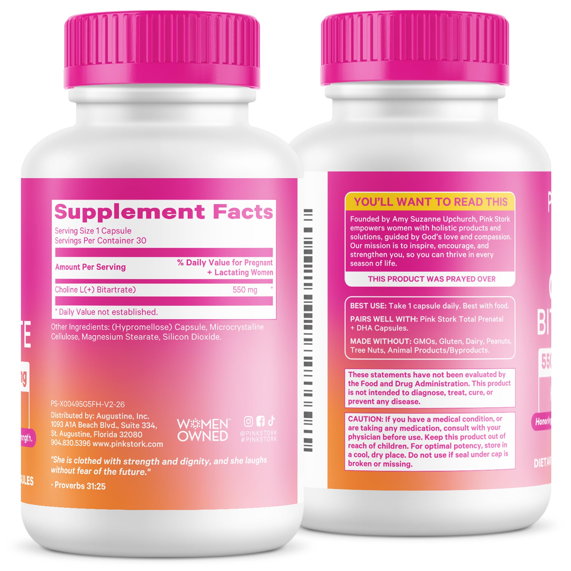 Pink Stork escena matinal lifestyle integrando el suplemento en rutina