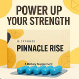 Pinnacle Rise montones de hierbas representando ginseng, maca y tribulus