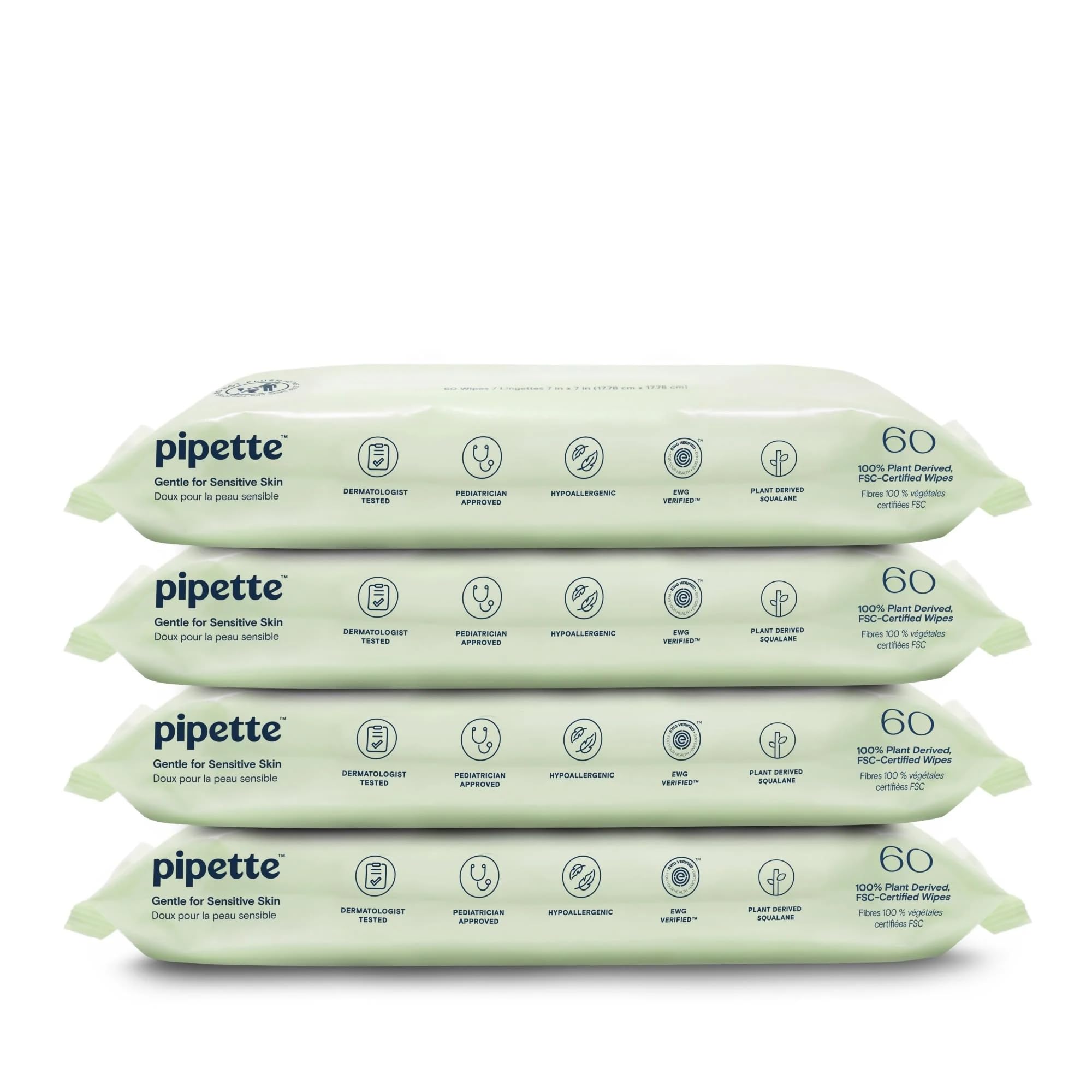 Pipette paquete frontal mostrando tamaño y cantidad, ideal para abastecer familias