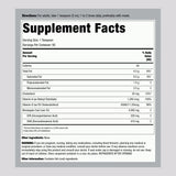 Piping Rock detalle de etiqueta con información de EPA DHA y vitaminas, claridad informativa