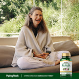 Piping Rock etiqueta nutricional y estandarización a ácido corósico clara