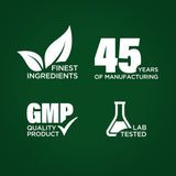 Piping Rock etiqueta legible indicando Non-GMO y Gluten Free