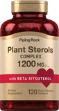 Piping Rock envase frontal mostrando 120 softgels y beneficios clave