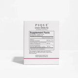 PIQUE detalle de textura liposomal, beneficio: absorción mejorada visualizada