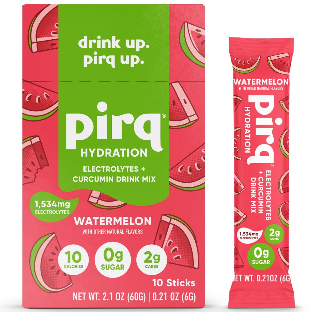 Pirq sandía frente del envase mostrando diseño y cantidad del producto