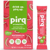 Pirq sandía frente del envase mostrando diseño y cantidad del producto