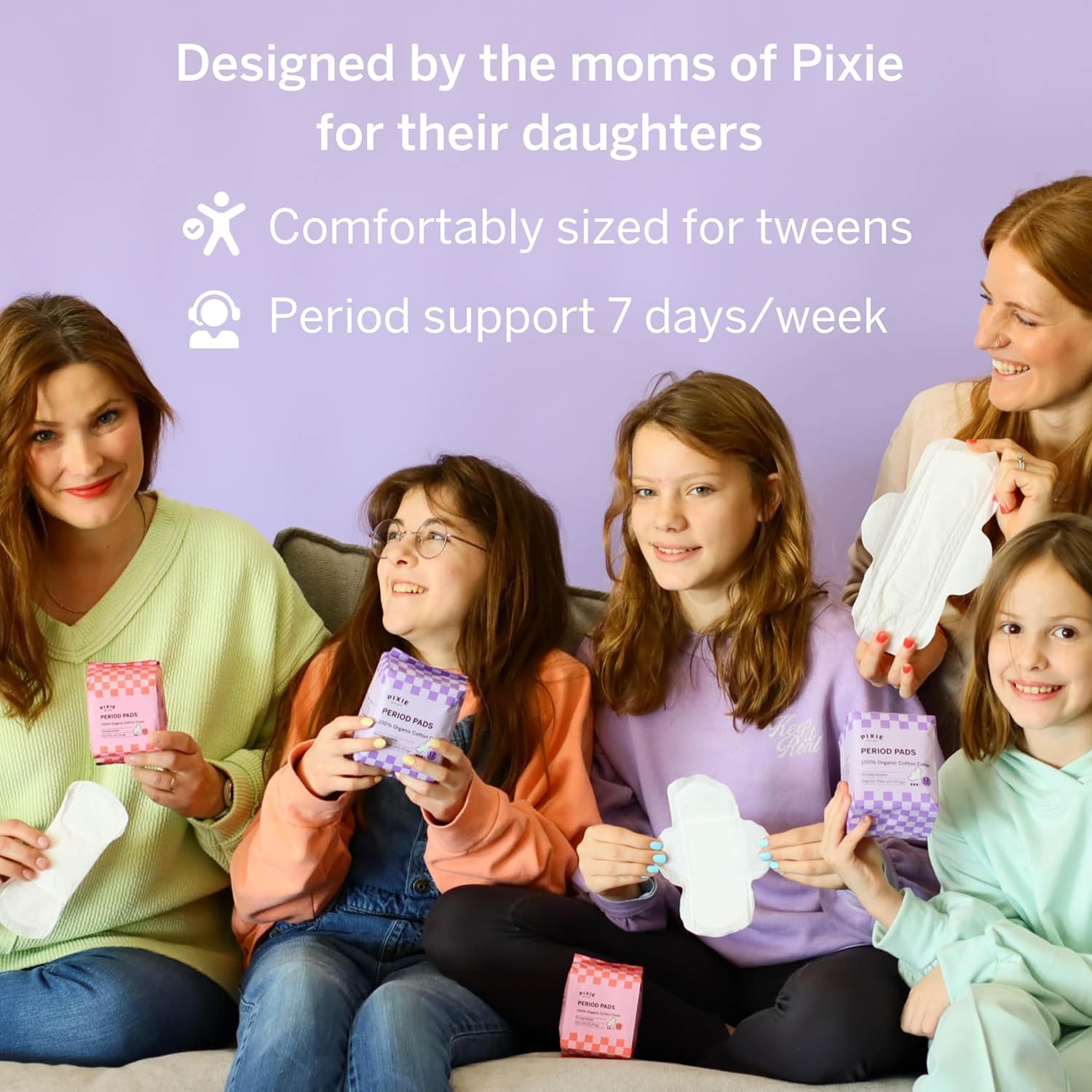 Pixie Cup textura de almohadilla mini de algodón orgánico para suavidad