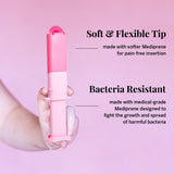 Pixie Cup enfoque en material TPE que facilita limpieza y durabilidad