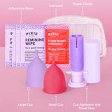 Detalle de silicona Pixie Cup que muestra textura y suavidad para comodidad