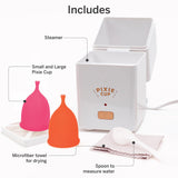 Pixie Cup esterilizador cerrado listo para uso rápido y discreto