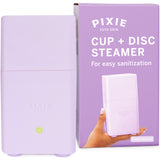 Pixie Cup esterilizador frontal mostrando diseño compacto y discreto
