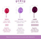 Pixie Cup estilo de vida activa: correr y moverse con protección confiable