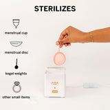 Pixie Cup ambiente cotidiano, uso discreto y sin olores en espacios compartidos