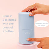 Pixie Cup textura del material que garantiza compatibilidad con silicona