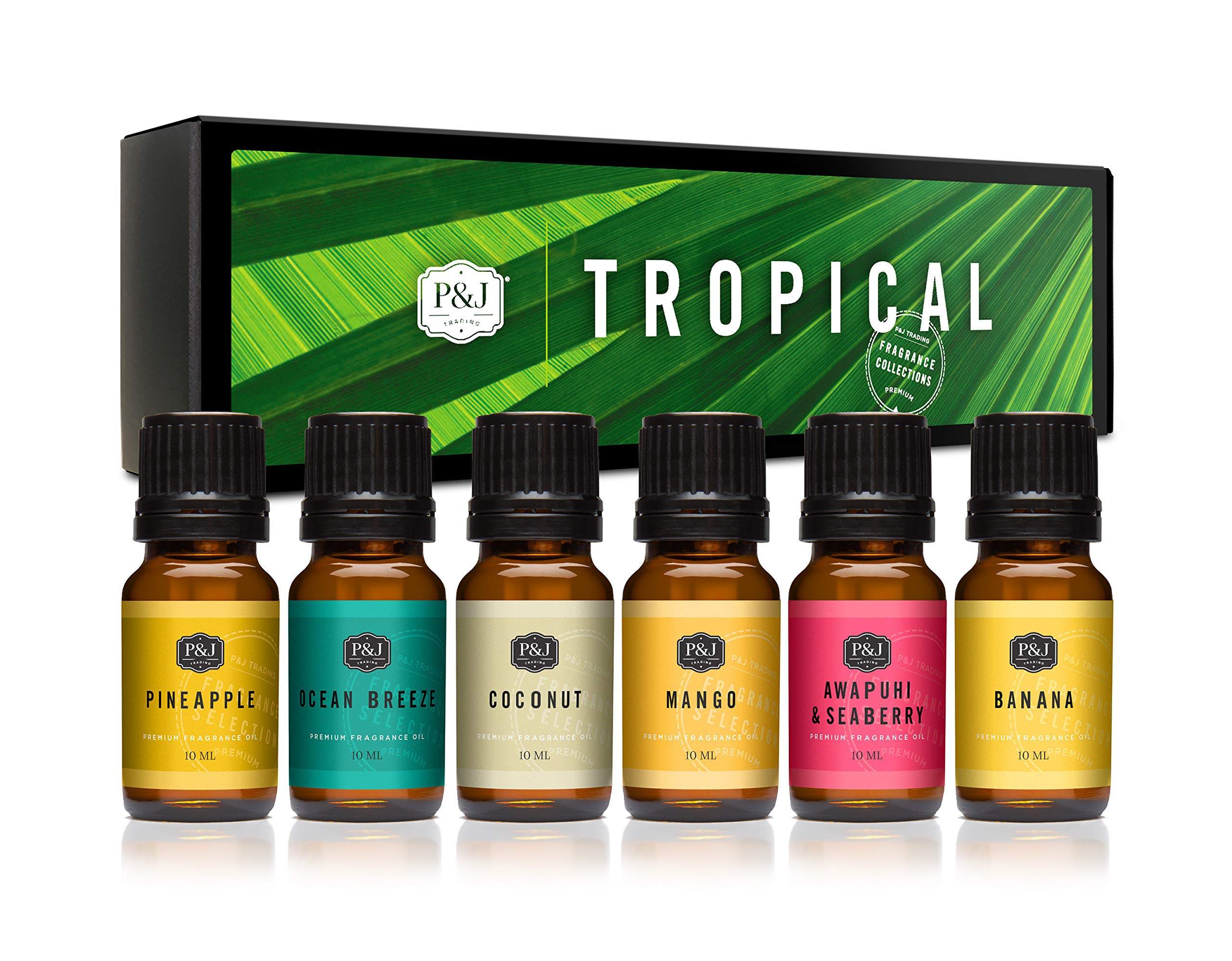P&J Trading set tropical presentado en caja, ideal regalo y variedad olfativa
