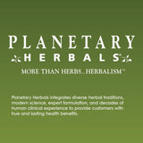 Planetary Herbals envase Triphala situado en cocina, beneficio de integración en rutina diaria