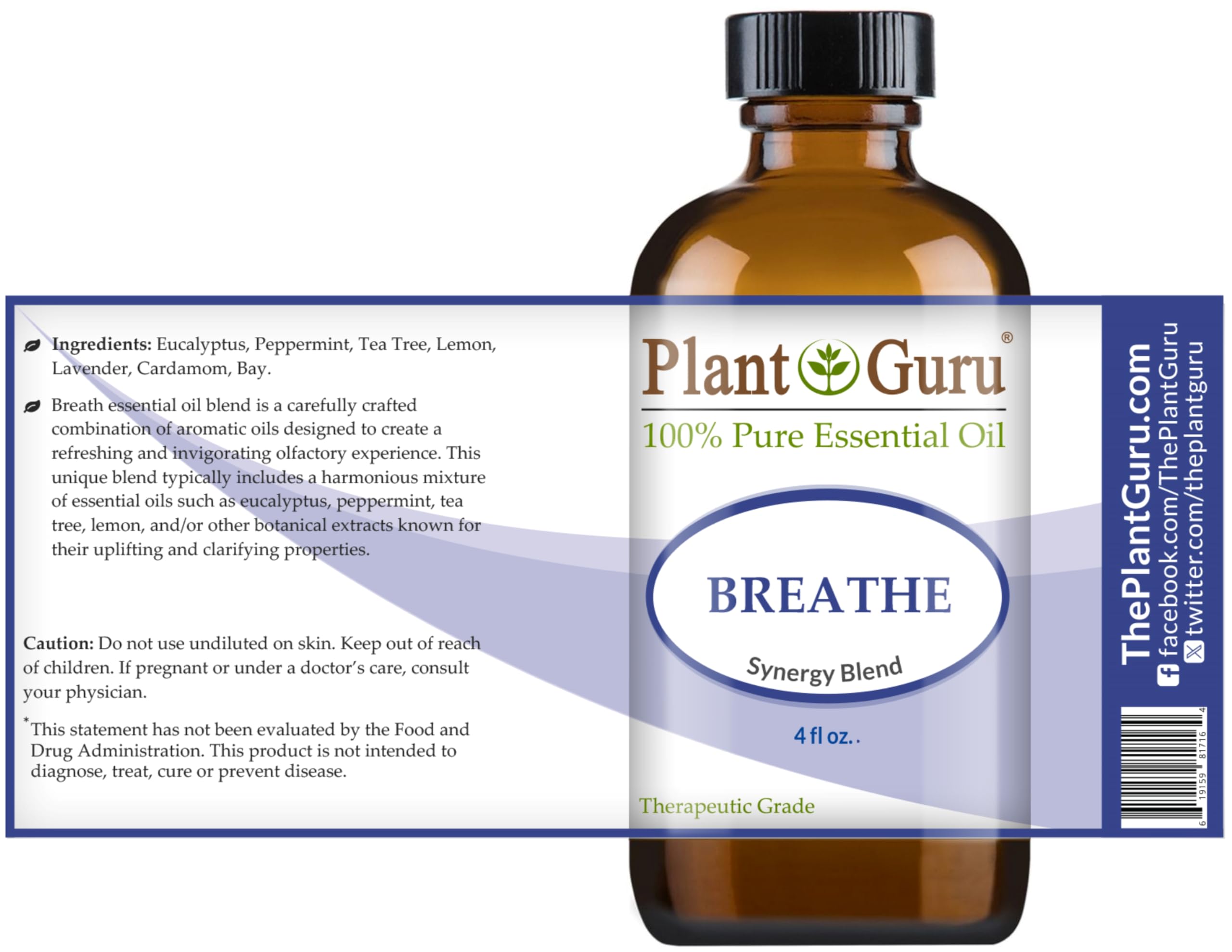 Plant Guru Breathe en difusor sobre escritorio, ambiente fresco y concentración productiva
