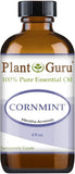 Plant Guru primer plano hojas de Mentha arvensis y textura para pureza