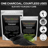 Plant Guru polvo en mano para mostrar tamaño y control de porción