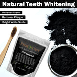 Plant Guru uso en dientes con cepillo, ayuda pulir y mejorar apariencia